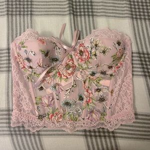 VS Floral Bustier